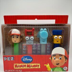 Disney Handy Manny & Tools Pez Collector’s Set of 4 Dispensers NIB